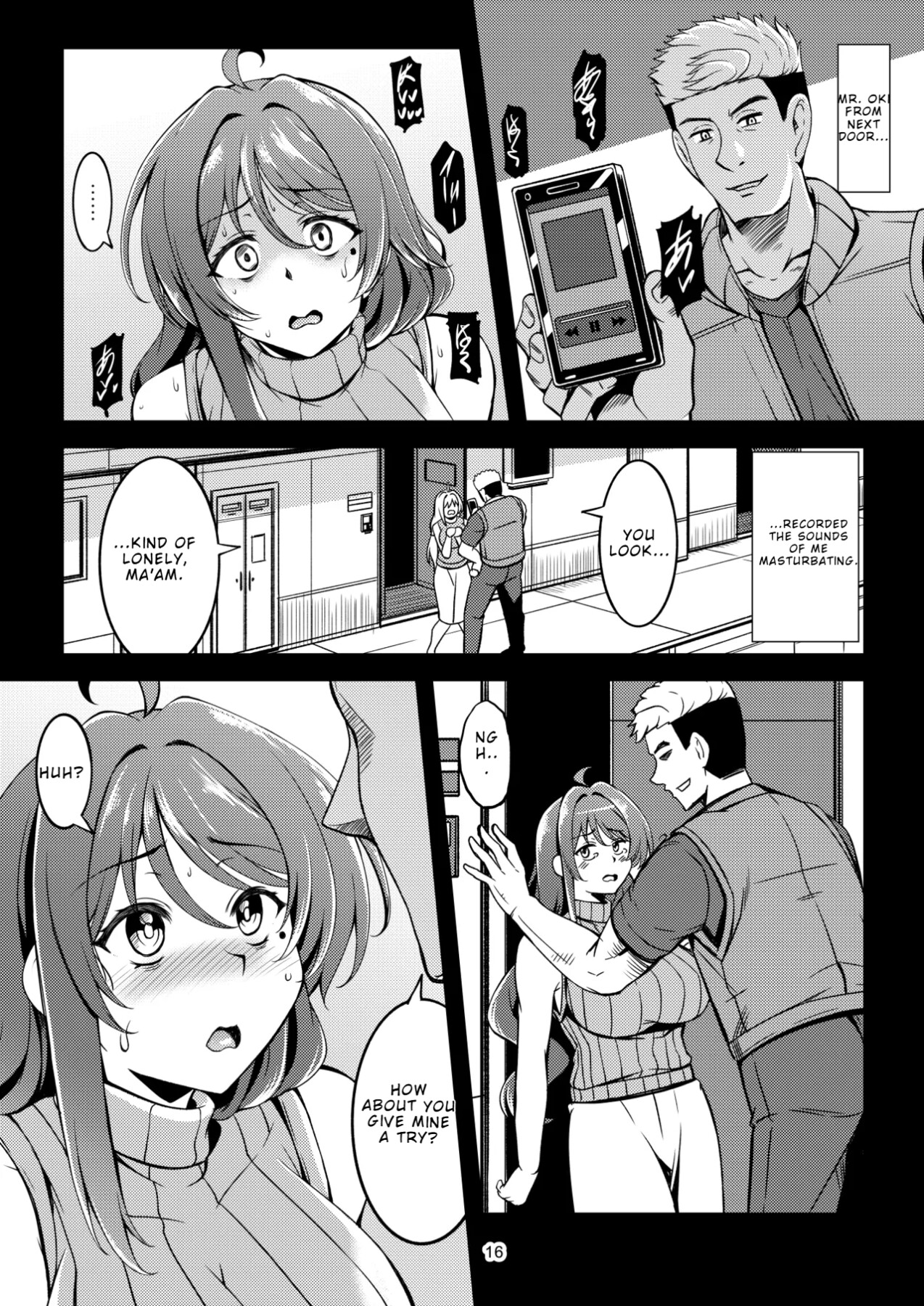 Hentai Manga Comic-Fallen Married Woman The Frustrated Young Wife -Rika--Read-16
